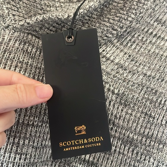 Scotch & Soda Men's Shawl-Collar Sweater with Side Zipper NWT Size Large - Picture 10 of 11